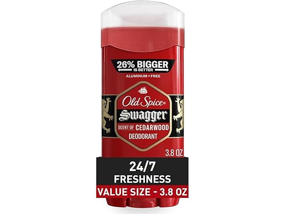 Old Spice Aluminum Free Deodorant for Men, Swagger 