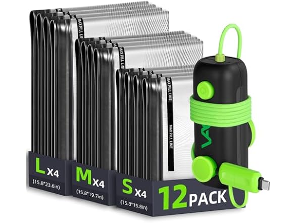 CrazyFeb Vacuum Bags for Travel