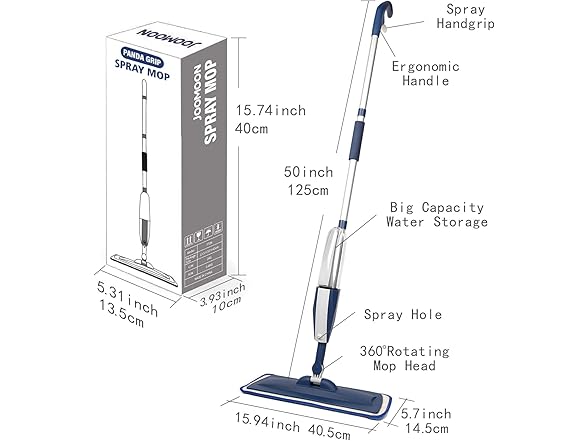 Blue Wet Spray Mop - Gallery 9