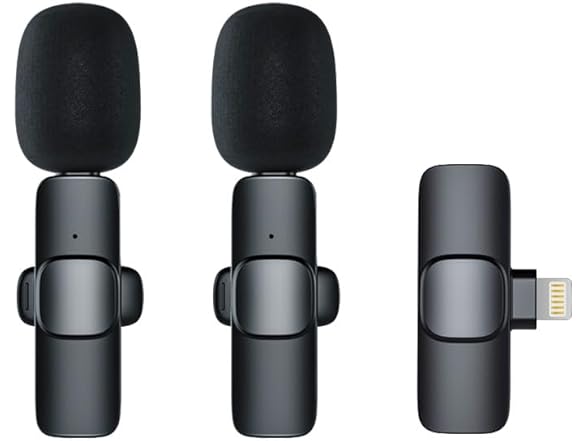 AMOOX Professional Wireless Lavalier Microphone