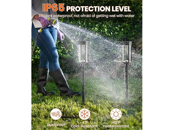 (8 Pack) ALFIOT Solar Pathway Lights