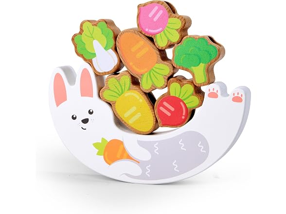 Hape Wooden Bunny Balance & Threading Toy