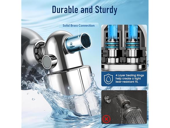 Veken Shower Filter Chlorine & Lead