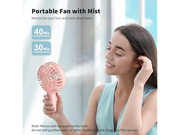 Otlonpe Misting Fan Portable, Desk