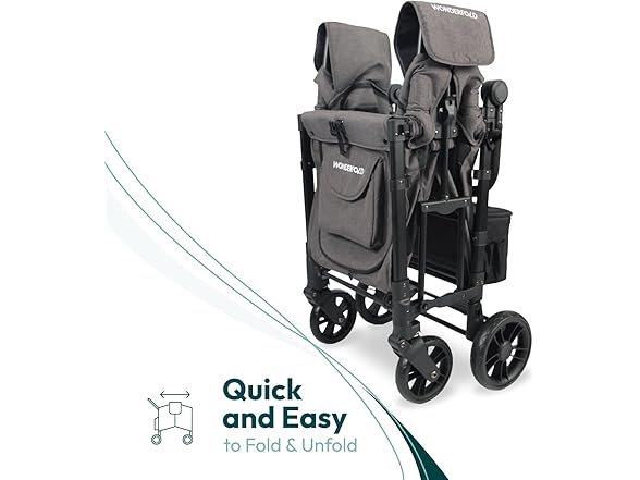 WONDERFOLD W2 Elite Double Stroller Wagon