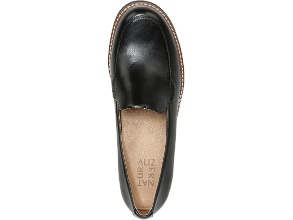 Naturalizer Womens Cabaret Slip On Lightweight Lug Heeled Loafer 7W