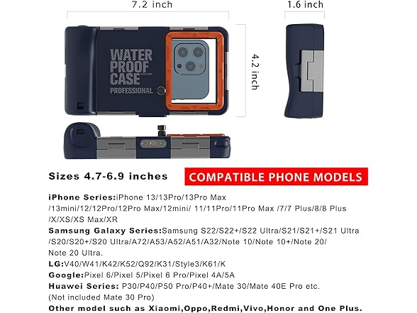 Professional Underwater Phone Case