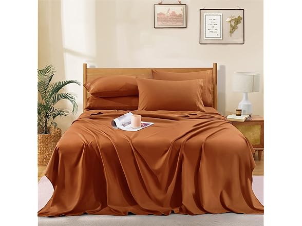 6 Piece Extra Deep Pocket King Sheets