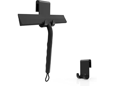 $1, Was $15.99, 93% Off! KDSOM Shower Squeegee, Window Squeegee, Black dealfomo