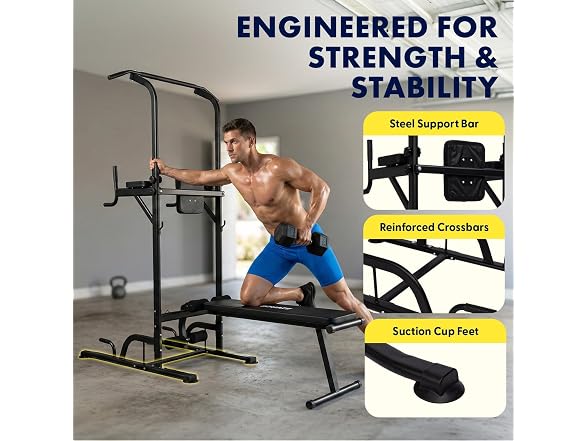 SQUATZ Pull-Up Dip Station