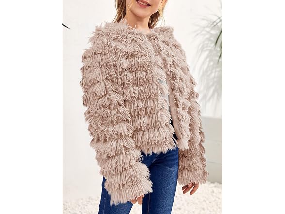 Inorin Girls (5-6 Years) Open Front Cardigan Tops