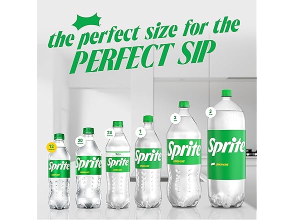 6PK Sprite Lemon-Lime Caffeine Free Soda