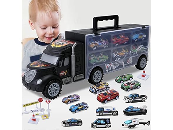 JODUDLR Transport Cars Carrier Set