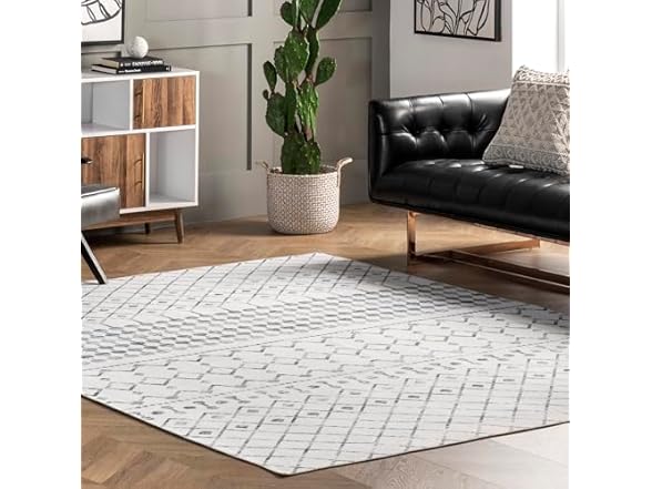 nuLOOM 5' x 8' SpinClean Machine Washable Rug
