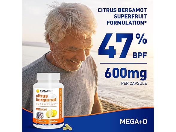 BergaMet Citrus Bergamot, 180ct