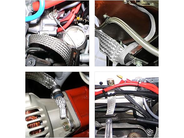 FOURUB Tinned Copper Braided Sleeves