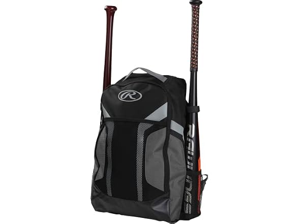 Rawlings | R200G Backpack Equipment Bag | Youth Baseball & Softball | Grey