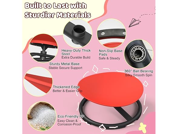 UIIKOLB Spinning Chair for Autistic Kids