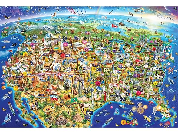 US Wonders, 2000 Piece Puzzle