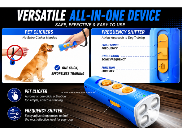 Ultrasonic Dog Bark Deterrent Device