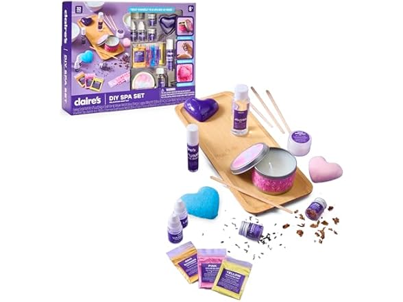 Claire’s DIY Bath Bomb & Scented Candle Making Set