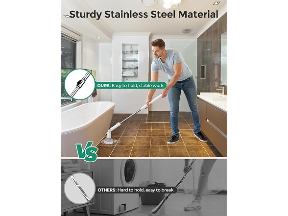 kHelfer Cordless Electric Spin Scrubber