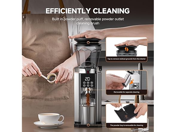 COFIBREWS Burr Coffee Bean Grinder