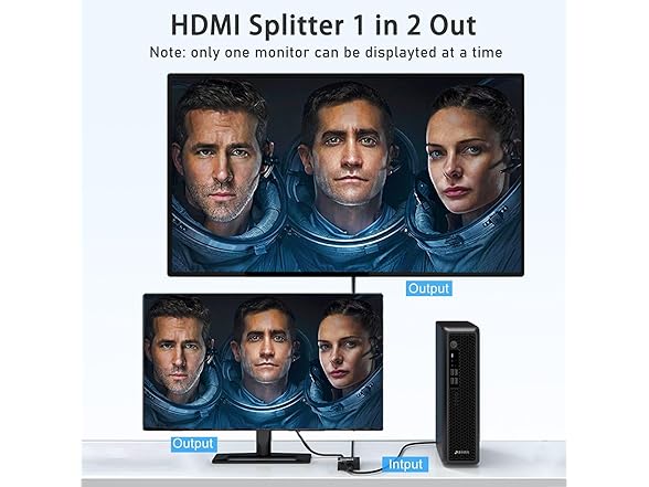 Bukeer HDMI Switcher 2 in 1 Out