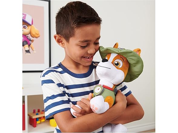 Paw Patrol Talking Tracker 12-Inch Tall Interactive Plush