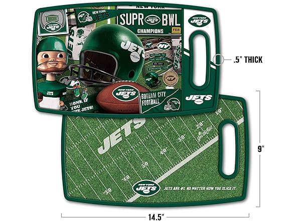 New York Jets Cutting Board