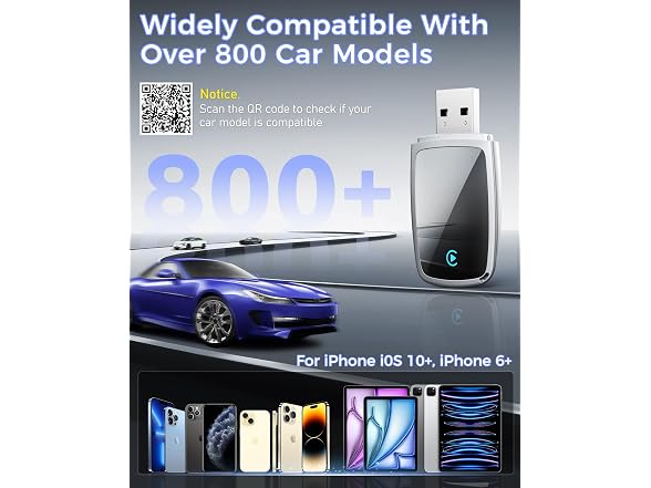 vnilrgle Wireless CarPlay Adapter 2026