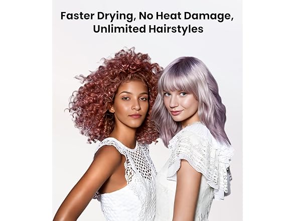LAMPICK Travel Hair Dryer with Magnetic Diffuser