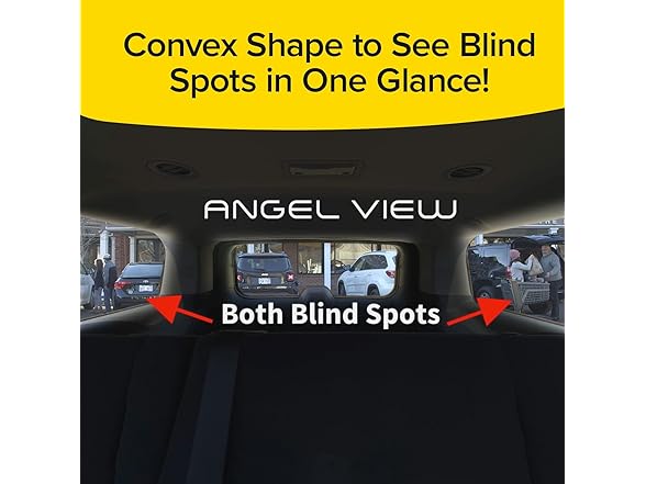 Angel View Wide-Angle Rearview