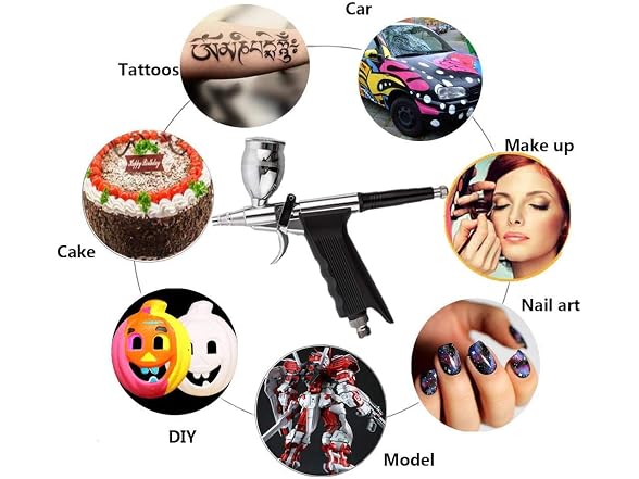 CHAWNIAO Professional Airbrush Paint Sprayer Gun