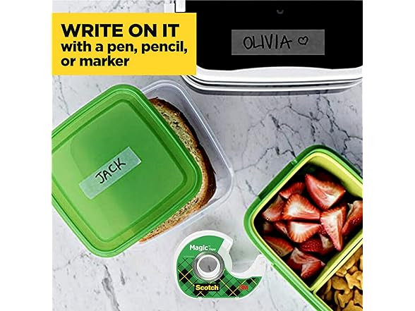 3M Scotch Magic Tape, 3 Rolls (3/4 in x 300