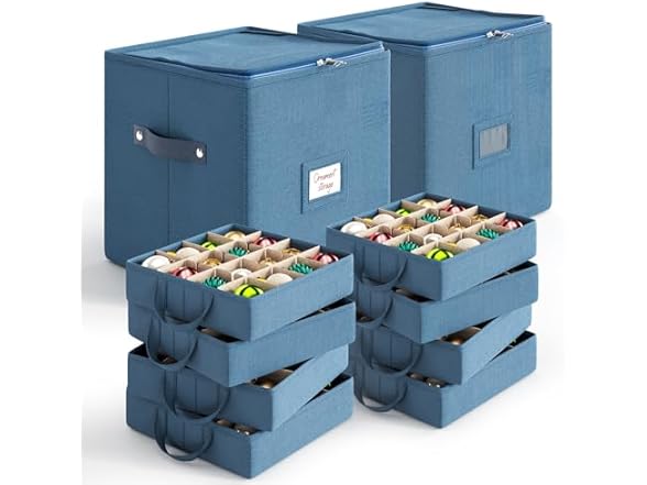 Hearth & Harbor Christmas Ornament Storage Box