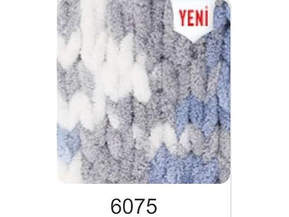 Alize Puffy Color Baby Blanket Yarn Knit 6075
