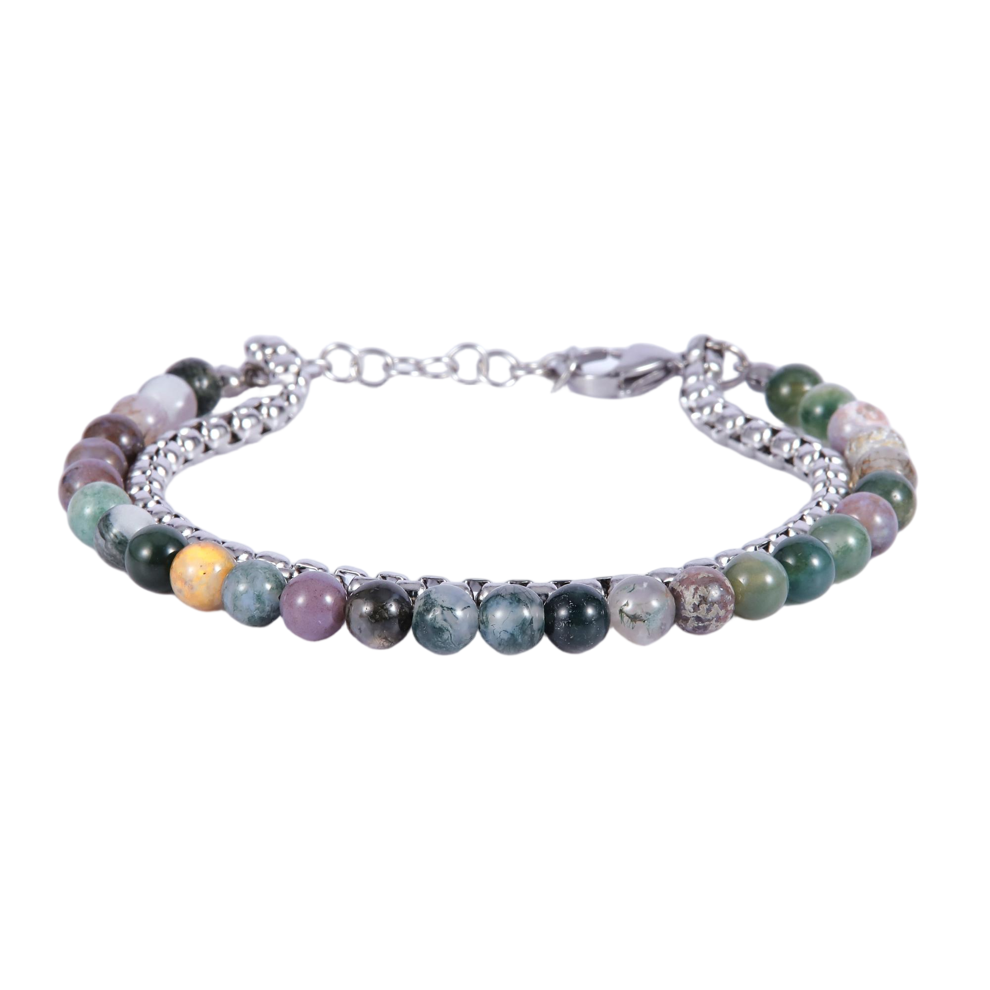 Mens Chain & Beaded Bracelet Set - Gallery 9