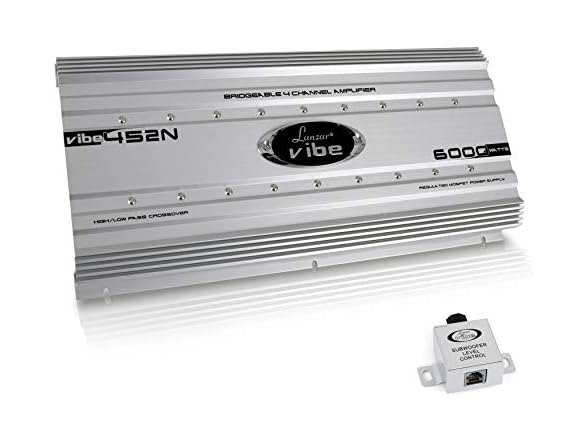 Lanzar Car Audio, Amplifier Car Audio, Car Stereo Amplifier, (Open Box)