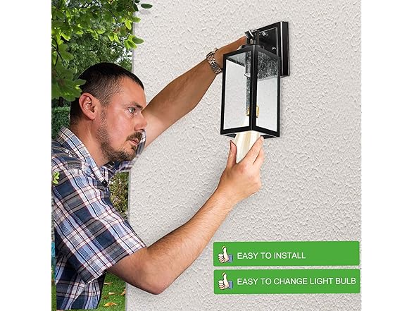 VerRon 2-Pack 14'' Outdoor Wall Light Fixtures