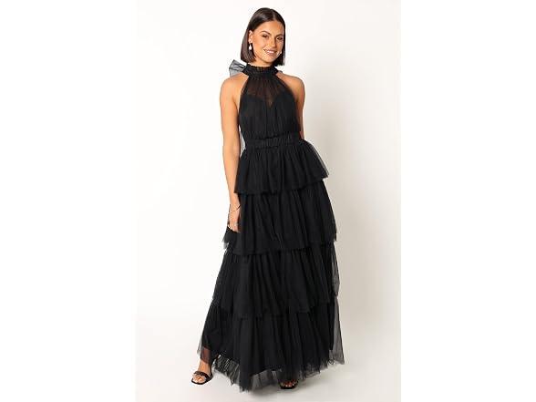 Petal & Pup (S) Frances Halterneck Maxi Dress