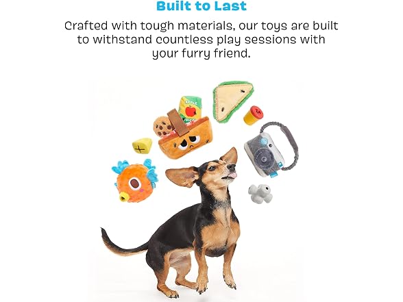 BarkBox The Party Farter Dog Toy | Wearable Party Hat Toy - Gallery 6