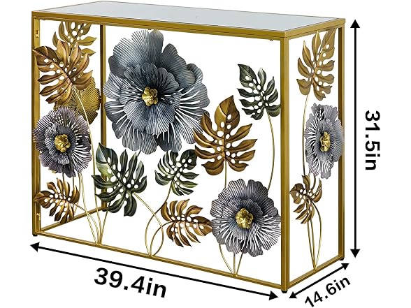 Console Table, Vintage Art Sofa Table