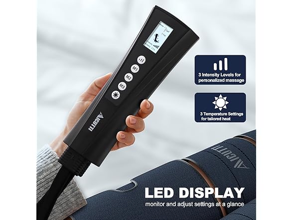 AICUTTI Air Compression Leg Massager with Heat