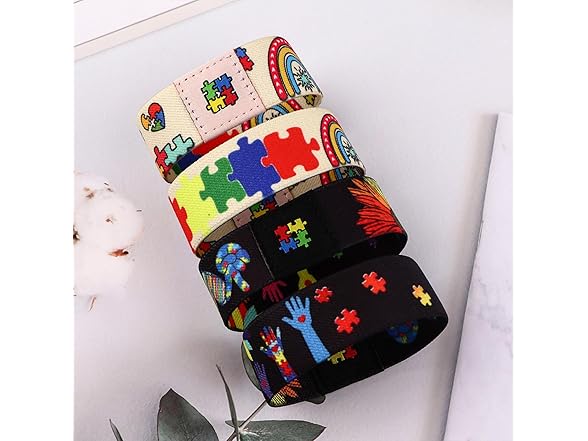 Volare Adult Autism Awareness Wristbands