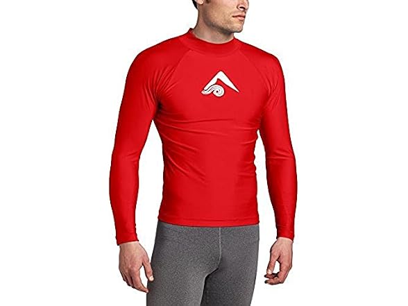 Kanu Surf Men (XL) Long Sleeve Platinum Rashguard