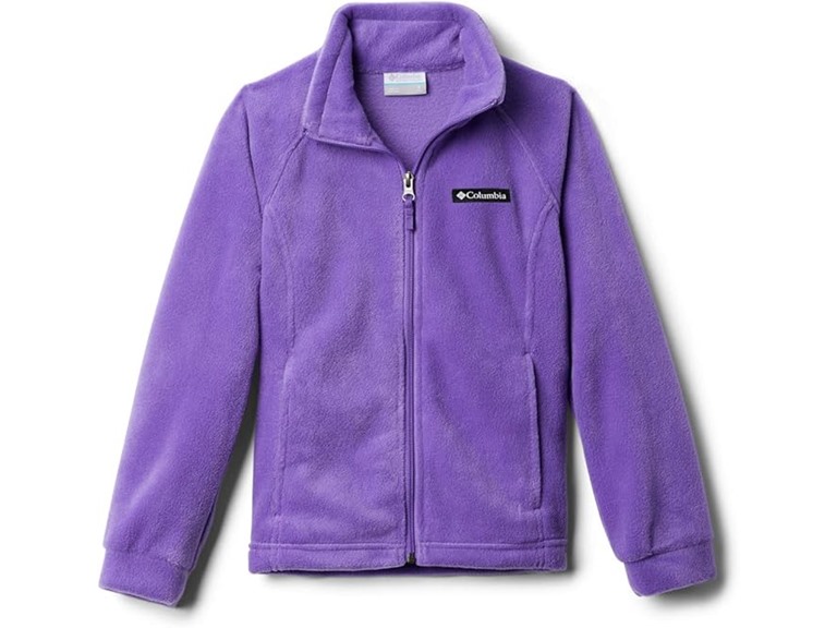 Columbia unisex-baby Benton Springs Fleece Jacket, Grape Gum, 18-24 Months