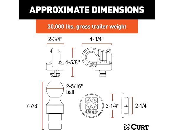 Curt 60692 Manufacturing 60692 Gooseneck