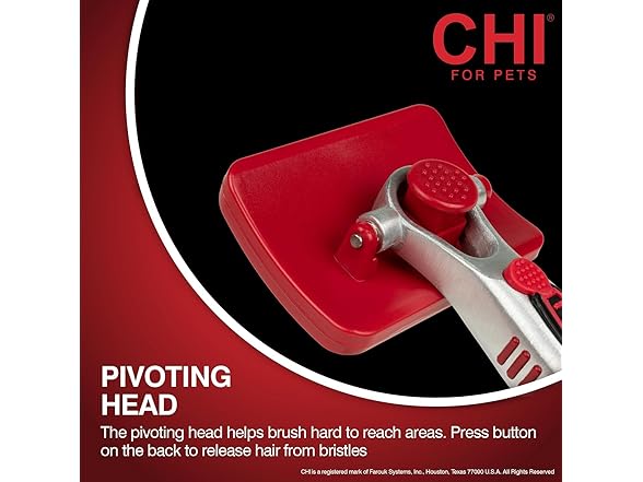 CHI for Dogs Self Cleaning Slicker Brush