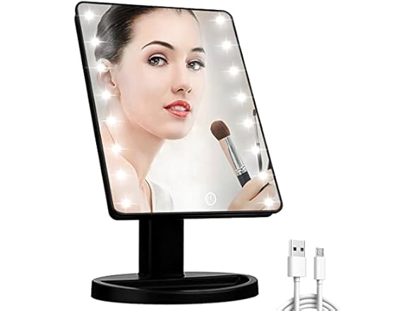 KOOKIN Lighted Vanity Makeup Mirror